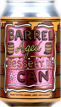 Amundsen Barrel Aged Dessert In A Can Peanut Butter Caramel Crisp Jam Doughnut - Lúpulo y Amén