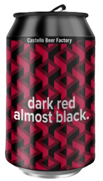 Castello Beer Factory Dark Red Almost Black