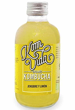 Komvida Kombucha Komvida Gingervida (Jengibre Y Limón)
