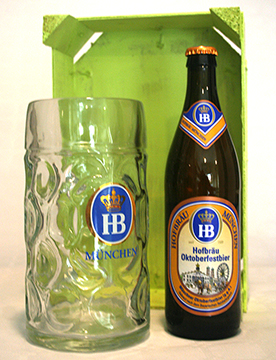 Foto de Lote Hofbr�u Oktoberfest y jarra HB 1 litro, en L�pulo y Am�n Cervezas