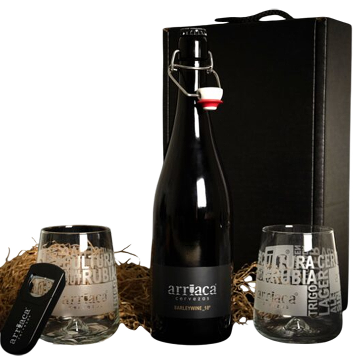 Vista/imagen 1 del modelo Arriaca Barleywine 18º Ed. Esp. 75 cl Estuche 1 Botella y 2 Vasos. Venta online de gafas de sol y graduadas