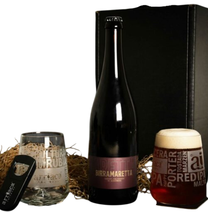Vista/imagen 1 del modelo Arriaca Birramaretta Ed. Esp. 75 cl Estuche 1 Botella y 2 Vasos. Venta online de gafas de sol y graduadas