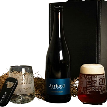 Foto de Arriaca Tostada Märzen Ed. Esp. 75 cl Estuche 1 Botellas y 2 Vasos, en Lúpulo y Amén Cervezas