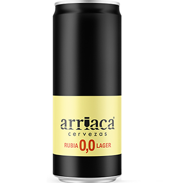 Foto de Arriaca Rubia 0,0 Lata, en Lúpulo y Amén Cervezas
