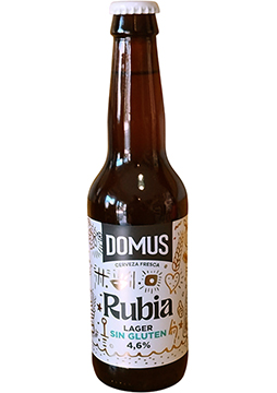 Foto de Domus Lager Sin Gluten, en Lúpulo y Amén Cervezas
